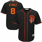 San Francisco Giants #8 Hunter Pence Black Alternate New Cool Base Stitched Jersey JiaSu,baseball caps,new era cap wholesale,wholesale hats
